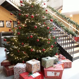 Weihnachtsbaum RZH & Weihnachtspakete für die Mönchengladbacher Tafel