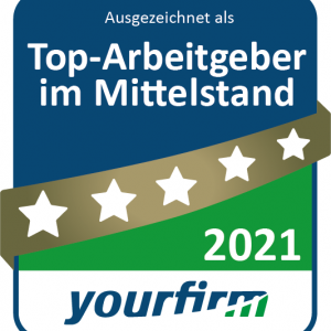 yourfirm Siegel Top Arbeitgeber 2021