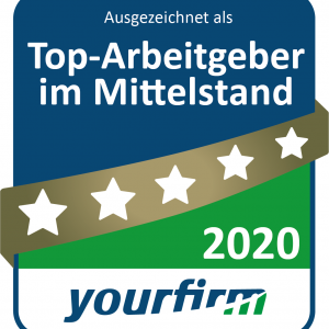Yourfirm Siegel Top-Arbeitgeber 2020