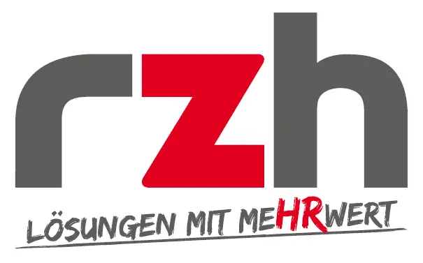 aktuelles Logo RZH, Text/Slogan Lösungen mit MeHRwert