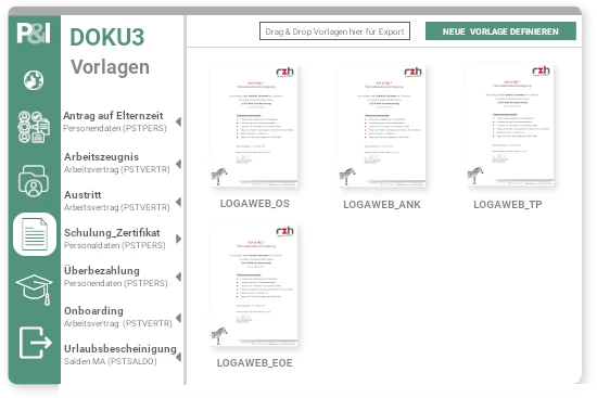 Mit Doku3 können Sie alle Unterlagen, die Sie benötigen, automatisiert erstellen.