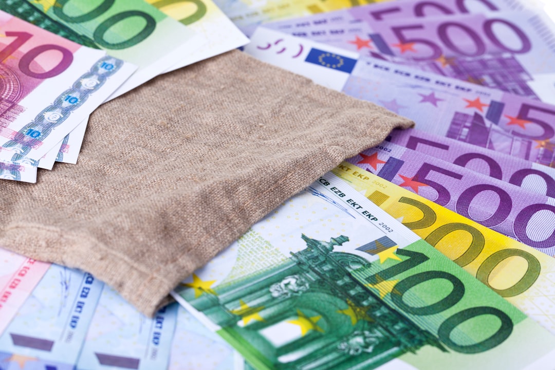 Es sind verschiedene Geldscheine 100, 200 und 500 Euro Scheine zu sehen.
